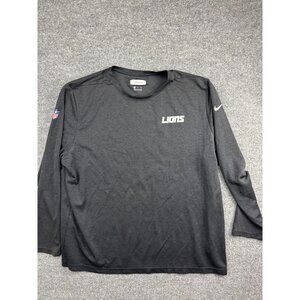 Detroit Lions Shirt Mens 3XL NFL Football Long Sleeve On Field Nike Polyester